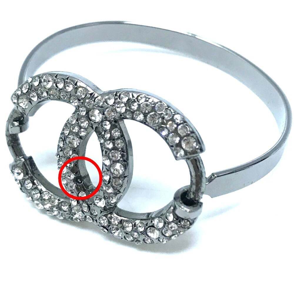 CHANEL Authentic Logo Charm Bracelet - Picture 5 of 10